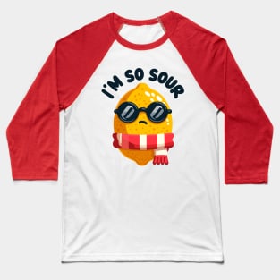 I'm So Sour: Cool Lemon Proclaims Baseball T-Shirt